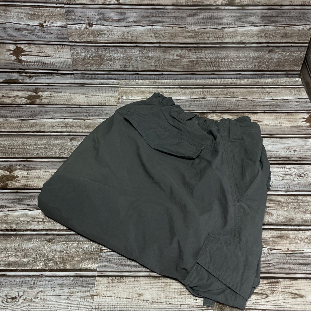 REI Convertible Cargo Pants Zip Off Hiking Outdoors Lightweight Gray XL